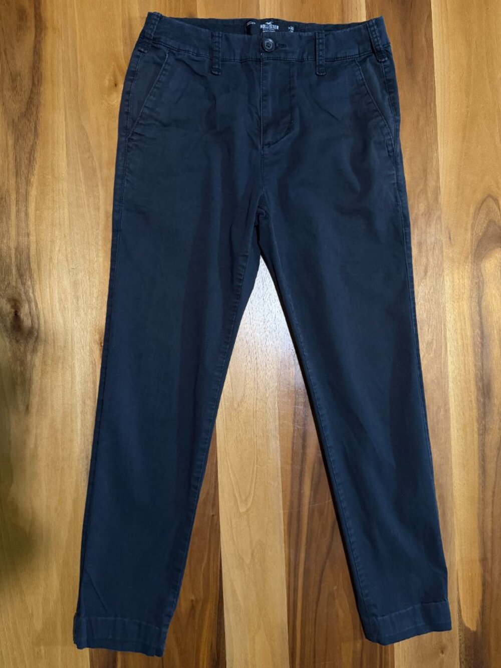 Hollister Men’s Black Cargo Pants 28x30 Stretch Utility Pants